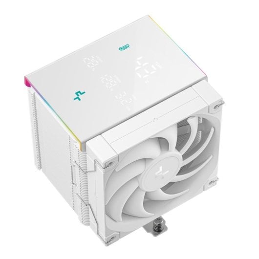 Kühllösung Luft DeepCool Socket AM4 AM5 LGA1200 120 mm AK500 Digital Pro WH ARGB Display
