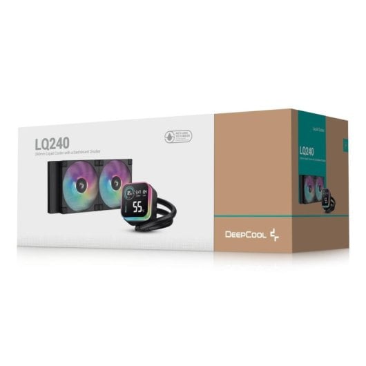 Refrigeracion Liquida DeepCool LQ240 240mm 2 Ventiladores RGB Multi LED