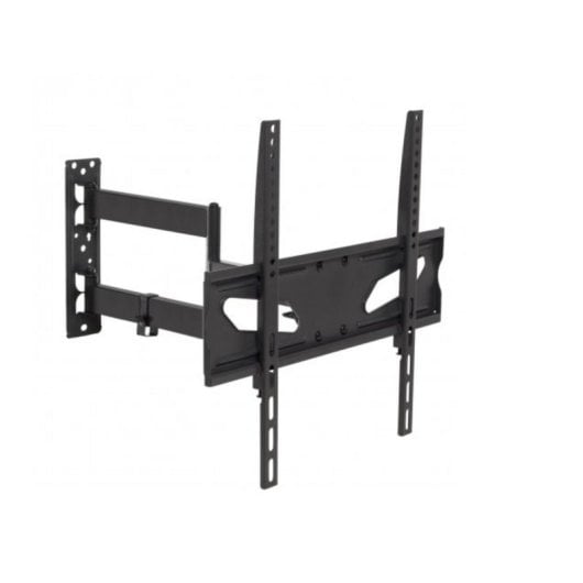Support mural TV Apple Maclean MC-711 inclinable rotatif acier noir 26-55"