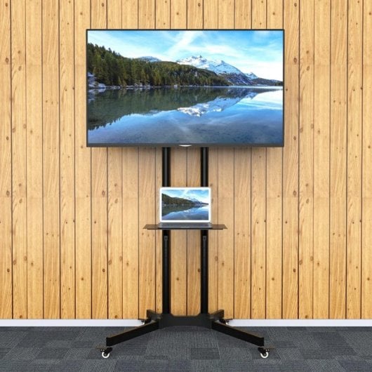 Support TV Roline Techly ICA-TR6 30 à 65 pouces inclinaison réglable 60 kg Noir