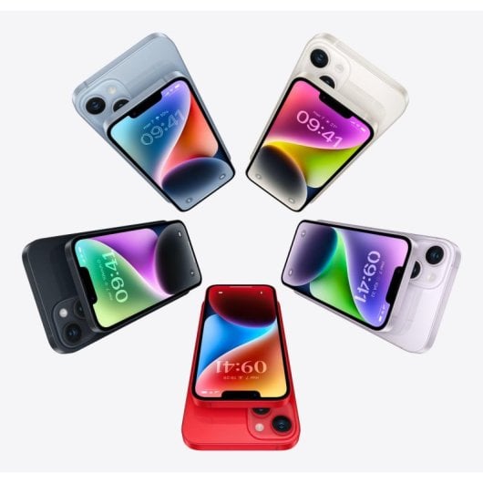Apple iPhone 14 6GB 128GB 6.1" OLED 5G Dual SIM Kamera IP68 iOS 17 Blau