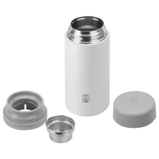 Termo infusor ZWILLING Thermo 0.42L acero inoxidable blanco/gris a prueba de fugas