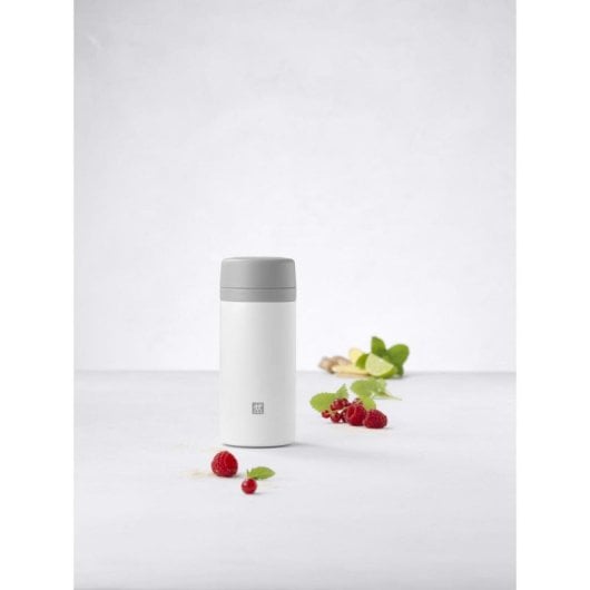Termo infusor ZWILLING Thermo 0.42L acero inoxidable blanco/gris a prueba de fugas