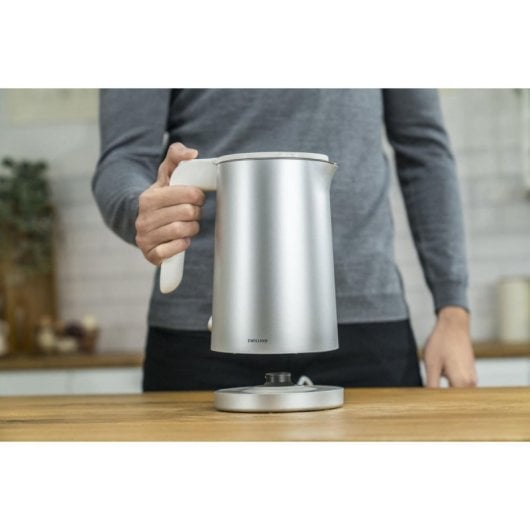 Hervidor eléctrico ZWILLING ENFINIGY 1L 1850W Plata protección sobrecalentamiento