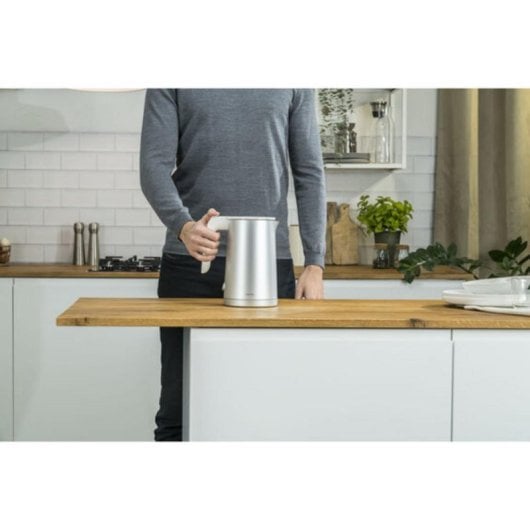 Hervidor eléctrico ZWILLING ENFINIGY 1L 1850W Plata protección sobrecalentamiento