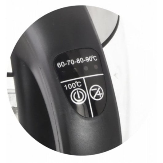 Hervidor Esperanza EKK026 1,7 L 2200 W vidrio termostato y luz LED