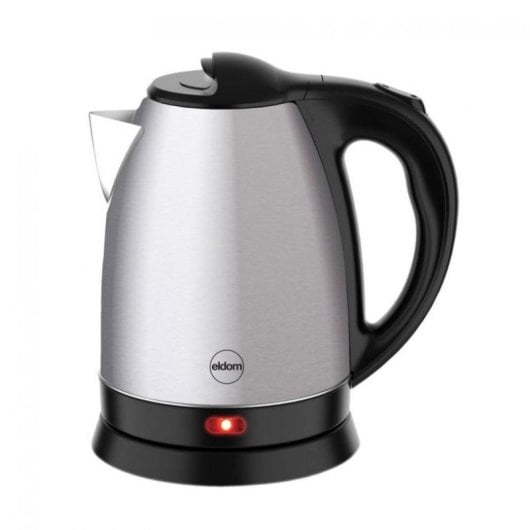Hervidor Eldom CS25 Humi 1,7 L 1800W Plata Sin Cables Protección Sobrecalentamiento