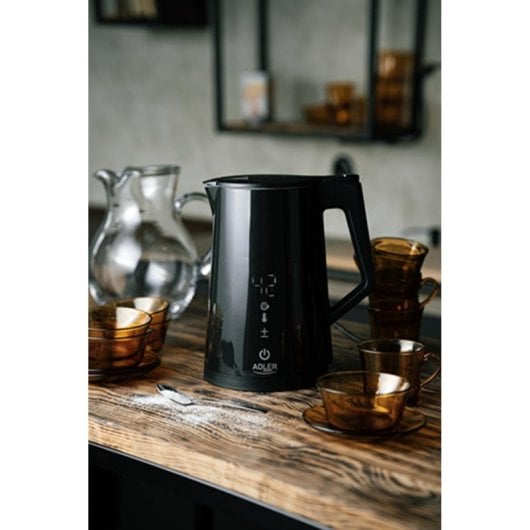 Bollitore Adler AD 1345 1,7 L 1850W Nero Touch LED Mantenimento Caldo