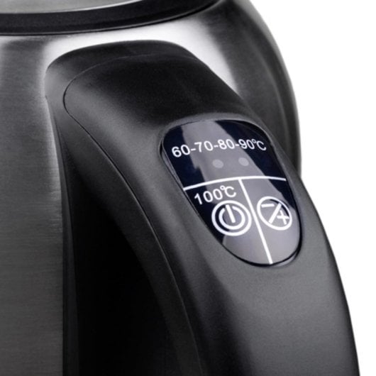 Bollitore Camry Premium CAMRY 1253 1,7 L 2200 W nero inox regolazione temperatura