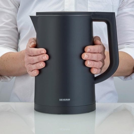 Bollitore Severin WK 3483 1,7 L 2200 W nero termostato doppia parete