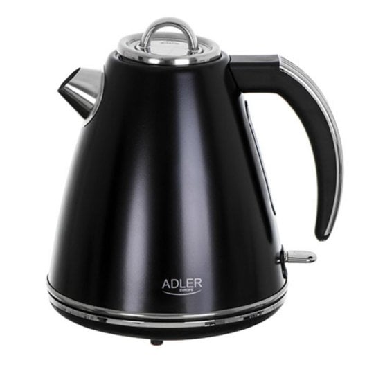 Bollitore Adler AD 1343 1,5 L 1850 W Acciaio Inox Nero Indicatore Acqua