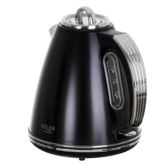 Bollitore Adler AD 1343 1,5 L 1850 W Acciaio Inox Nero Indicatore Acqua