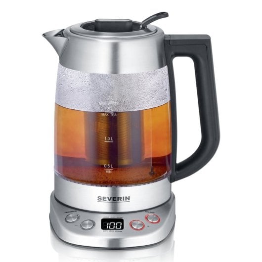 Bollitore Severin WK 3480 1,7L 3000W Termostato LCD Filtro Acciaio