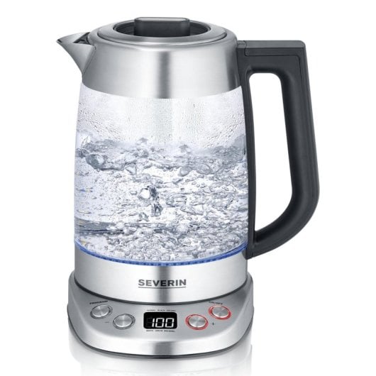Bollitore Severin WK 3480 1,7L 3000W Termostato LCD Filtro Acciaio