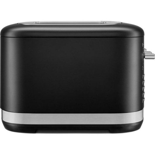 Torradeira KitchenAid 5KMT4109EBM 4 Fendas Inox Preto 1640W Reaquecimento Descongela
