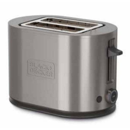 Torradeira Black & Decker BXTOA901E inox 900W 2 fatias controlo rotativo