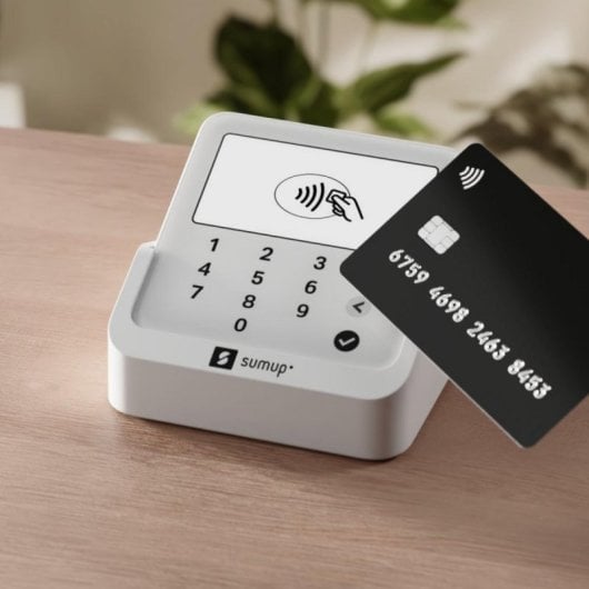 Terminal de paiement Sumup Solo Lite Bluetooth Station de recharge NFC Blanc