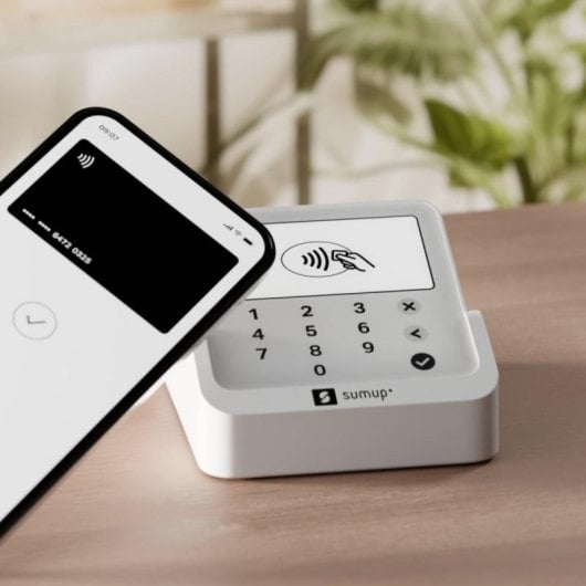 Terminal de paiement Sumup Solo Lite Bluetooth Station de recharge NFC Blanc