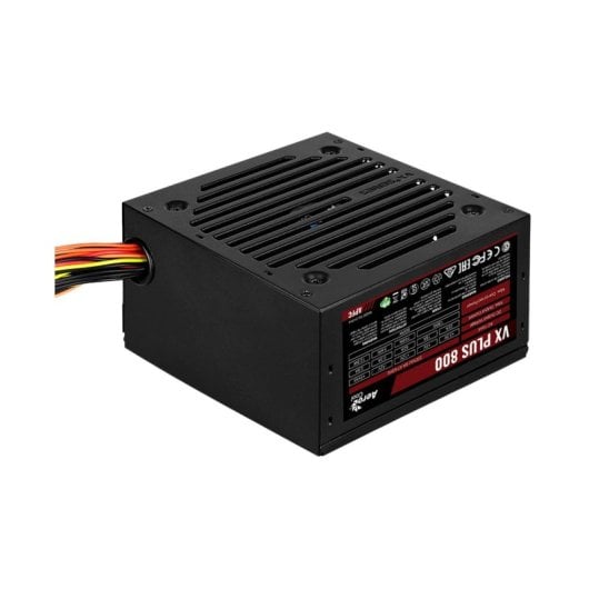 Fuente de Alimentacion Aerocool 800W Certificacion CE VX PLUS 800 ATX Negro