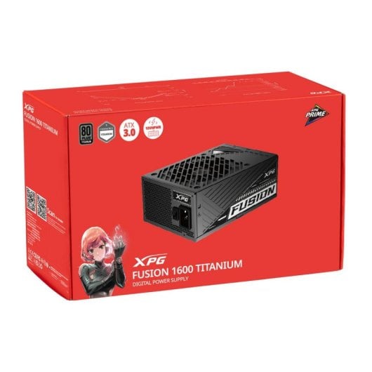 XPG FUSION Fonte de Alimentação ATX 3.0 Modular 1600W 80 PLUS Titanium