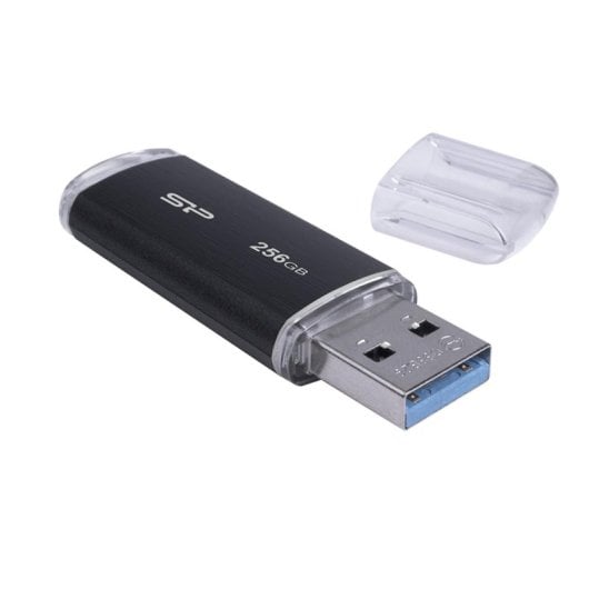 USB-Stick Silicon Power Blaze B02 256GB USB 3.2 Gen1 Schwarz