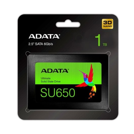 ADATA SU650 SSD 1TB 2.5" 520 MB/s 3D NAND Encriptado