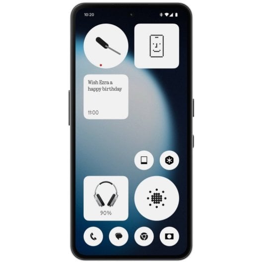 Nothing Phone (3a) Lite 8GB 128GB 6.77" AMOLED 5G Dual SIM Câmera Tripla 50MP IP54 NFC Android 15 Branco