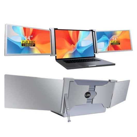 Lipa HDR-75 Monitor Portátil Duplo 14" FullHD 60Hz IPS 3ms