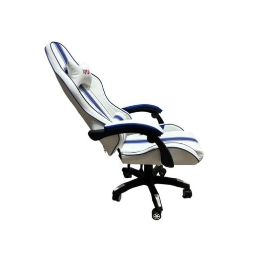 Sedia gaming Nasa ATLANTIS BIS AT012BIS-WB schienale reclinabile blu bianco 120kg