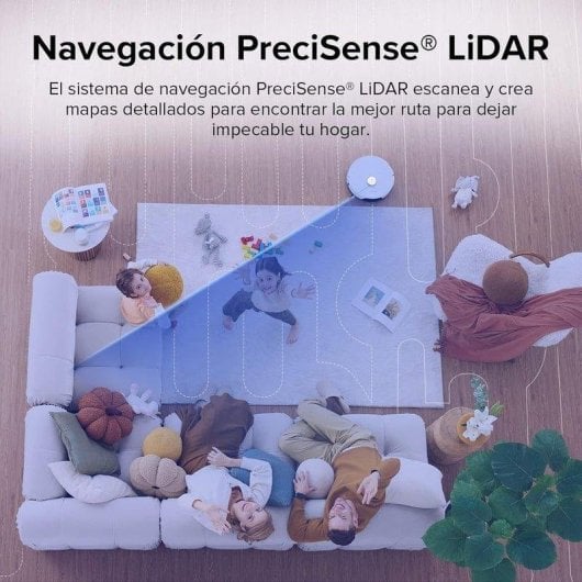 Robot Aspirador y Fregasuelos Roborock S8 Navegación LiDAR 6.000 Pa Control por Voz