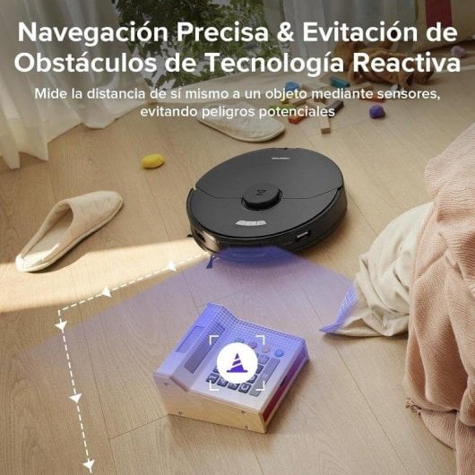 Robot Aspirador y Fregasuelos Roborock S7 Max Ultra con Autovaciado Navegación LiDAR 5.500 Pa Control por Voz Cámara