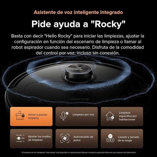 Robot Aspirador y Fregasuelos Roborock Q Revo Master con Autovaciado Navegación LiDAR 10.000 Pa Control por Voz IA