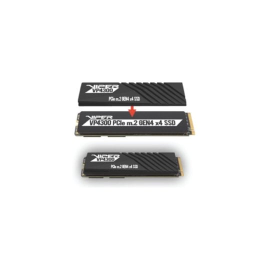 Disco Duro Patriot VP4300 2TB M.2 SSD 7400 MB/s PCIe 4.0 + Alta Velocidade