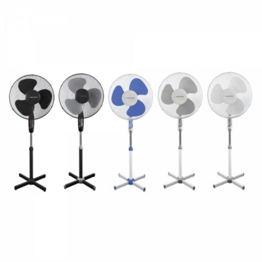 Esperanza EHF001WW Ventilateur sur Pied à Pales 40 cm Blanc
