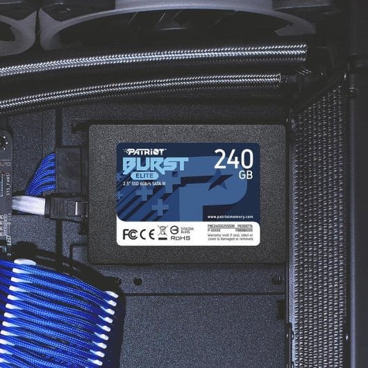 Disco Duro Patriot Burst Elite 240GB SSD 2.5" 450MB/s SATA III