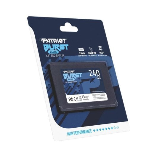 Disco Duro Patriot Burst Elite 240GB SSD 2.5" 450MB/s SATA III