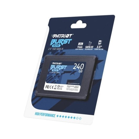 Disco Duro Patriot Burst Elite 240GB SSD 2.5" 450MB/s SATA III
