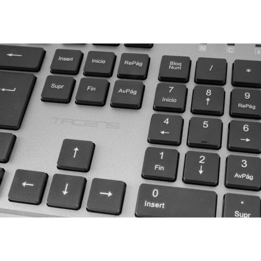 Tacens Zenith Combo Wireless 3-in-1 Duallink 2.4GHz Tastiera a membrana Mouse ottico Inglese Nero