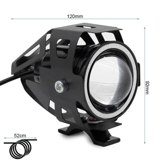 Faro Led U7 12-80v Azul