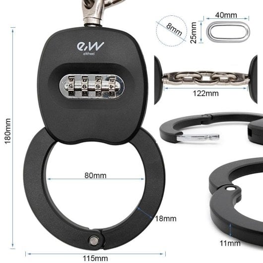 Candado De Llave Ewlk010 De Esposas