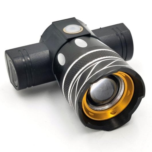 Faro Led Recargable Con Soporte Para Manillar