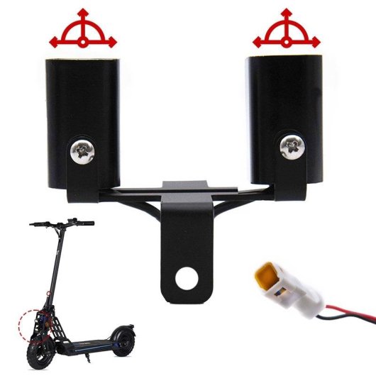 Luz Delantera Con Doble Foco 12-72v Para Ecoxtrem