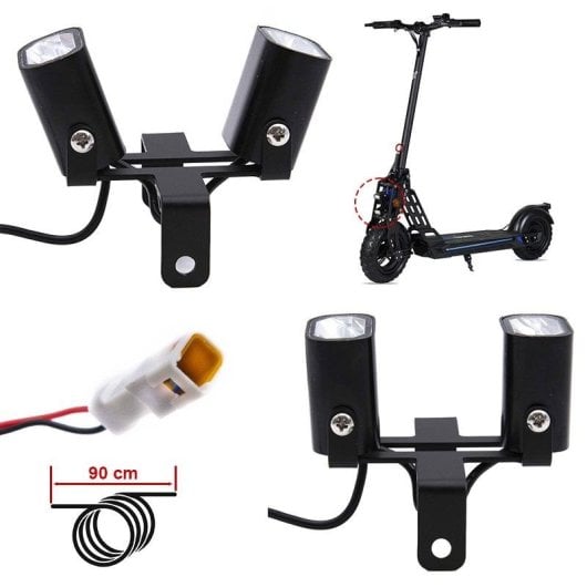 Luz Delantera Con Doble Foco 12-72v Para Ecoxtrem