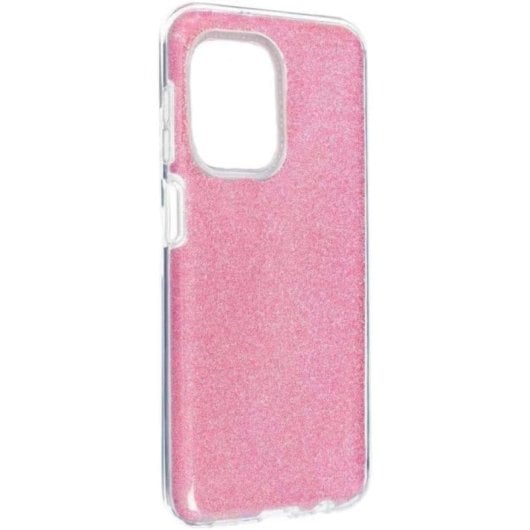 Funda para móvil Cool Glitter Silicona Rosa Flexible Protegida para Xiaomi Redmi 15C, 15C 5G y Poco C85