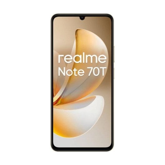 Realme Note 70T 4GB 64GB 6.74" LCD 90Hz 4G Dual SIM 6000mAh Carga Rápida Android 15 Dorado
