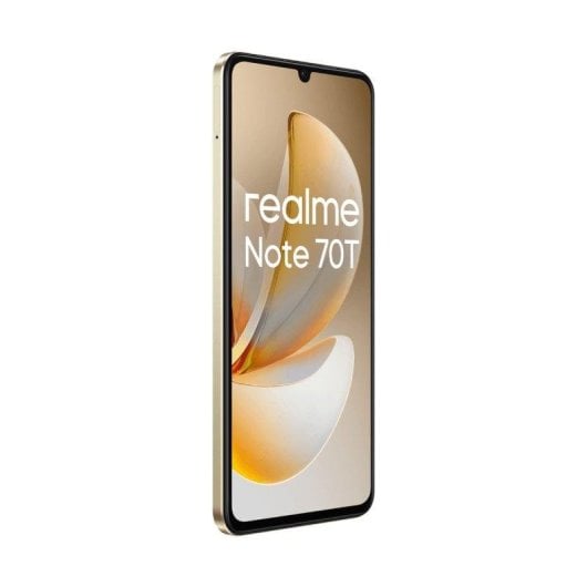 Realme Note 70T 4GB 64GB 6.74" LCD 90Hz 4G Dual SIM 6000mAh Carga Rápida Android 15 Dorado
