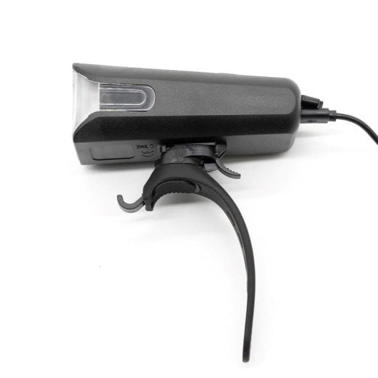 Luz Led Frontal Recargable Ewl011 Con Display De Velocidad,temperatura,hora Y Km