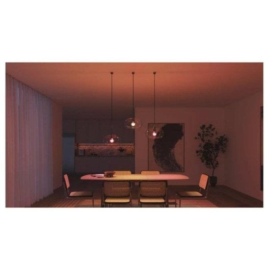 Hue Essentials Pack 3un Lâmpada Led Inteligente E27 8W 806 lúmens RGB Compatível com Alexa