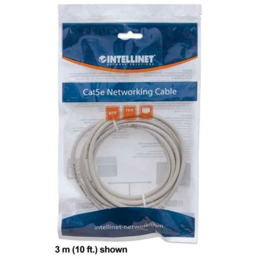 Intellinet Cable de Red Cat6 UTP 0,5 m Gris RJ-45