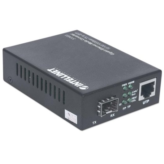 Tarjeta de Red Intellinet 510493 SFP RJ-45 1000 Mbit/s Full Dúplex Metal